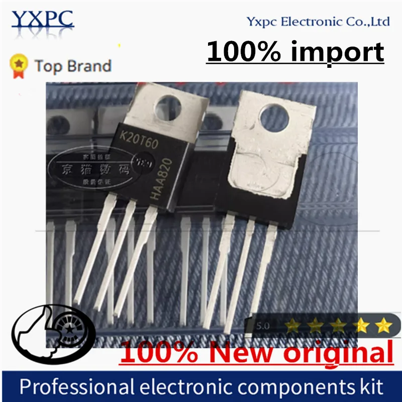 

100% new imported original IKP20N60T K20T60 TO-220 field effect tube 20A 600V
