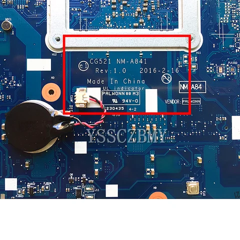 CG521 NM-A841 5B20L46271 5B20L46297 для ноутбука Lenovo IdeaPad 110-15ACL матери