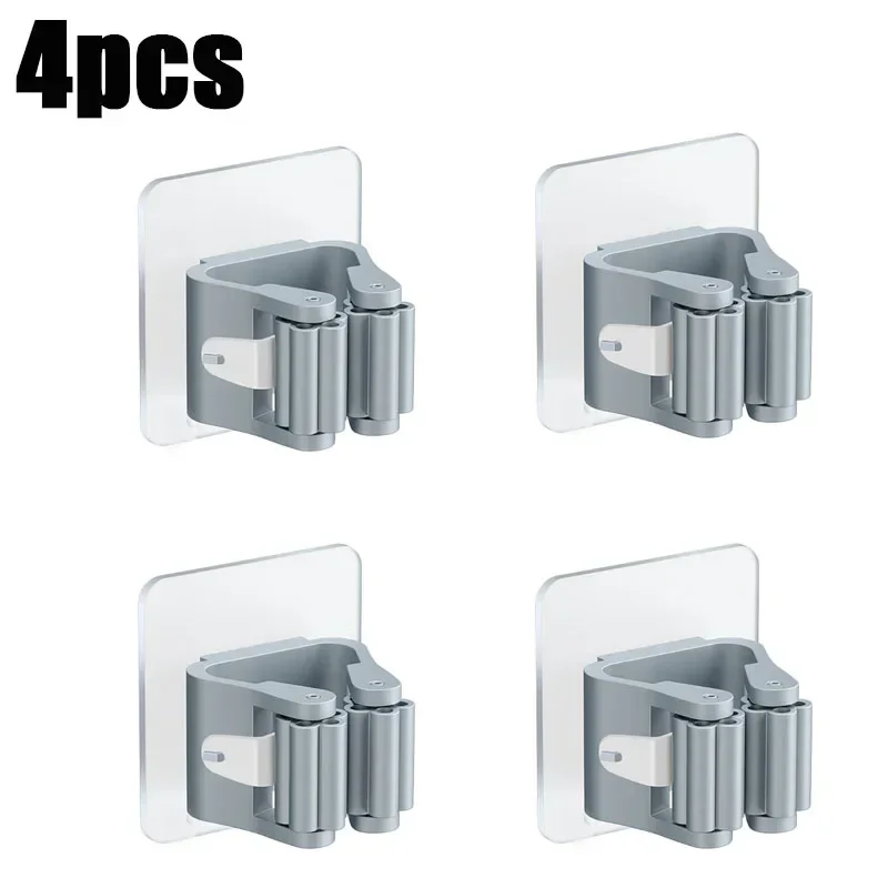 

Держатель для швабры серый ABS+ПВХ