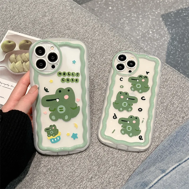 

Cute Cartoon Dinosaur Phone Case Cover for IPhone 7 8 14 Plus 11 12 13 14 Pro X XR XS Max Shockproof Cases for IPhone 14 Case