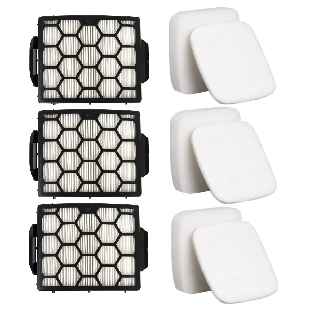 Фото Фильтр HEPA UV850 и поролоновый фильтр для вертикального пылесоса Shark Performance Lift Away UV850 UV900 DuoClean, запчасть # XHF320 & XFFK602UKT №4