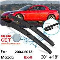 car wiper blade front window windshield rubber silicon refill wipers for mazda rx 8 2003 2013 lhd rhd 2018 car accessories