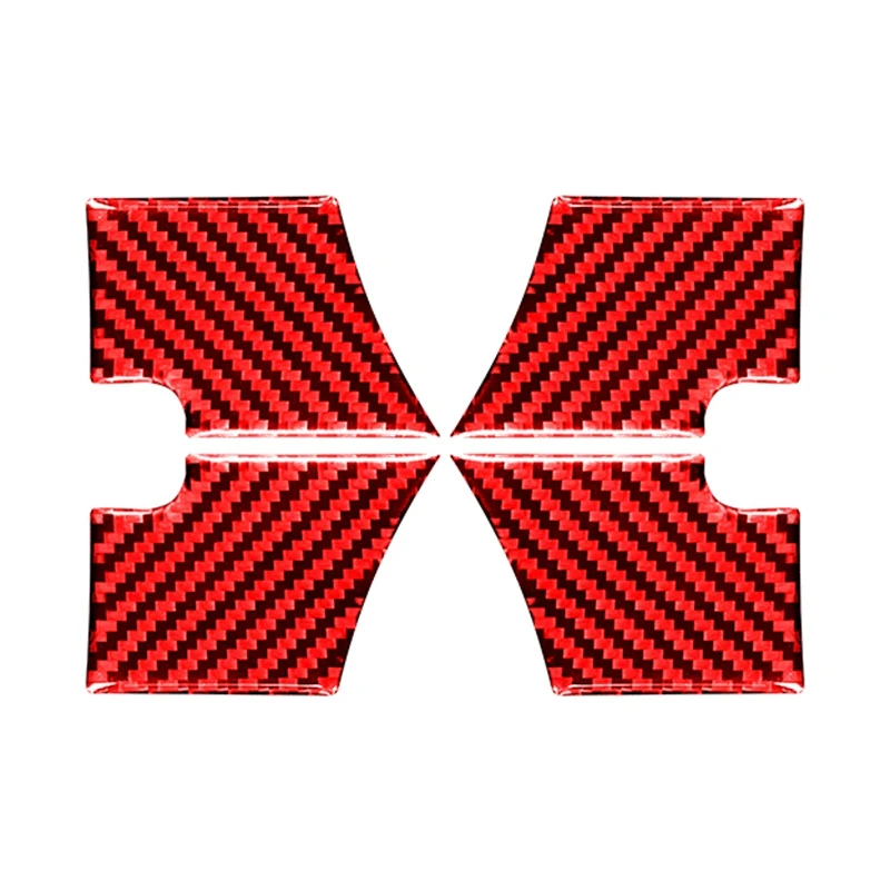 

Для Ford Explorer 2013-2018 углеродное волокно Автомобильная Внутренняя дверь чаша крышка литье украшение отделка наклейка