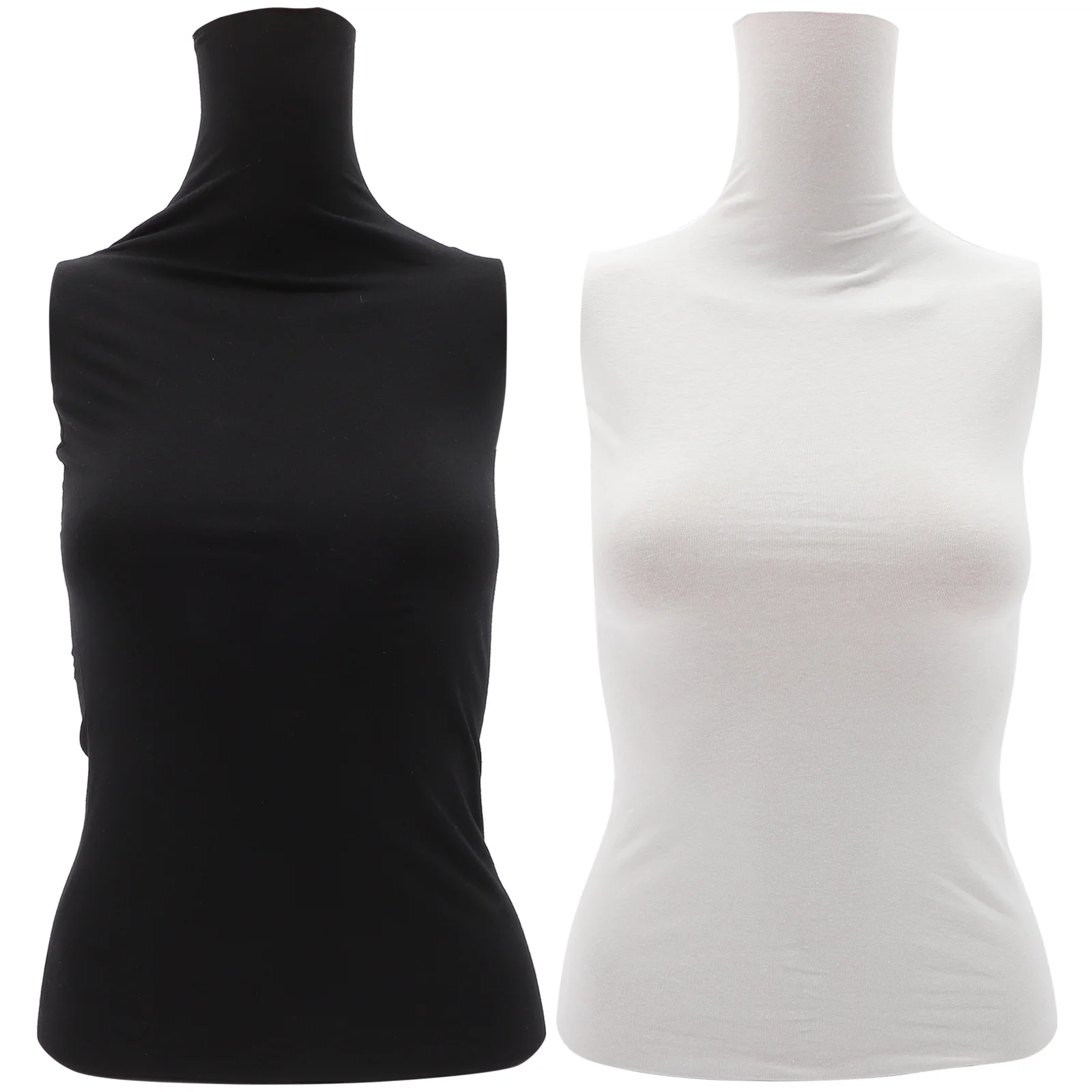 

2Pcs Dummy Upper Body Cotton Cover Durable Mannequin Body Overlay Dummy Prop
