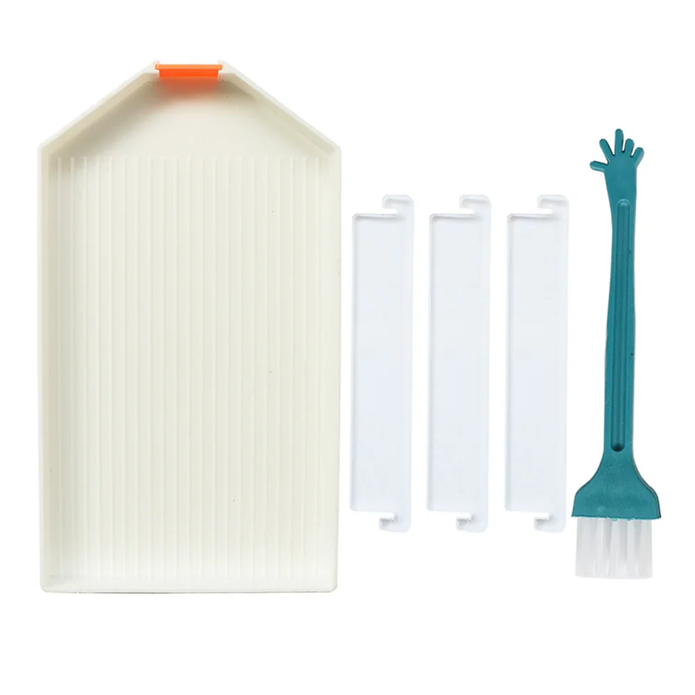 

Diamondtray Sorting Rhinestone Bead Plate Kits Painting Brush Nail Beads Container Trays Holder Picture Storage Tool Diy