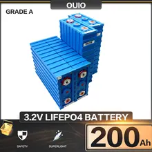 4~32PCS 3.2V 200Ah Battery Lifepo4 Battery High Capacity Rechargeable Battery for EV RV Outdoor Camping Golf Cart EU US Tax Free
