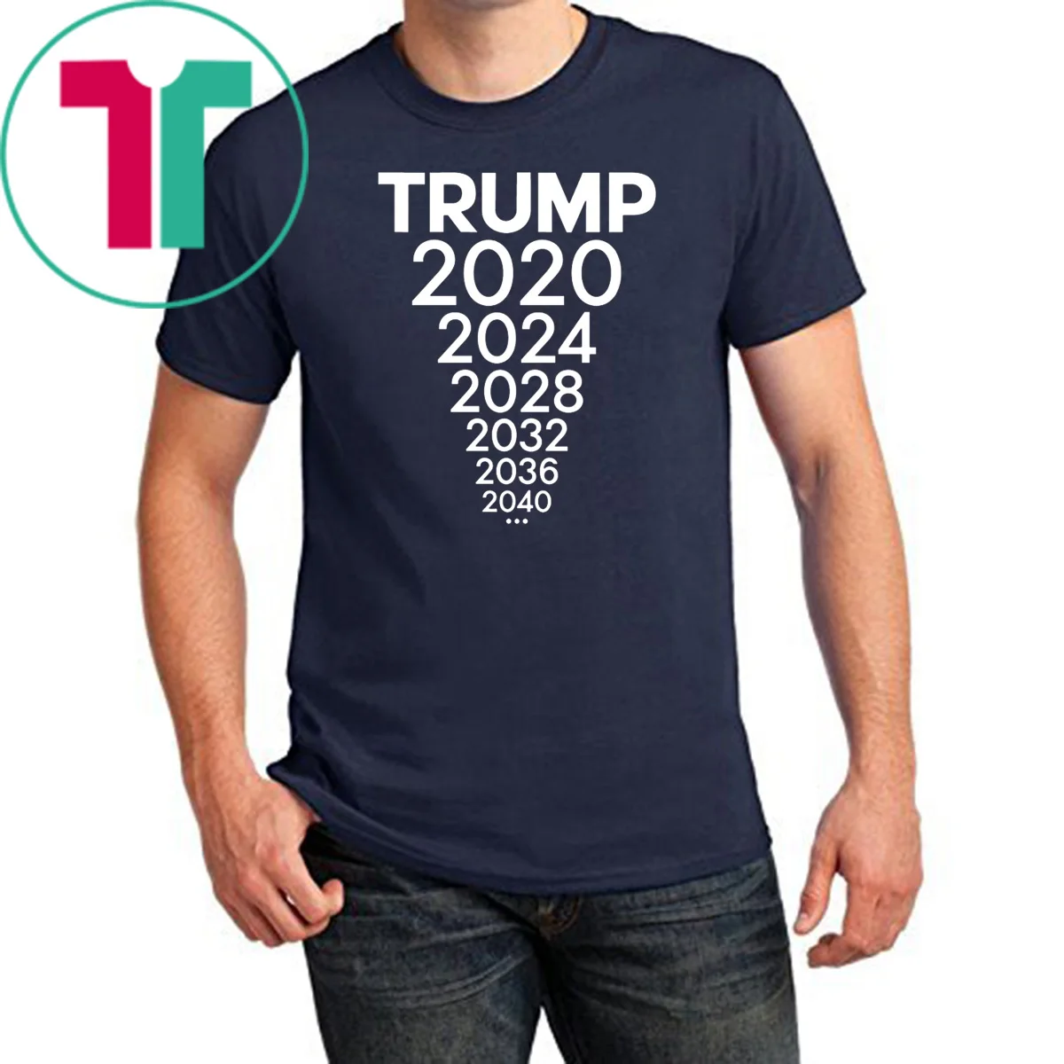 

TRUMP 2020, 2024, 2028 Election T-Shirt 100% Cotton O-Neck Summer Short Sleeve Casual Mens T-shirt Size S-3XL