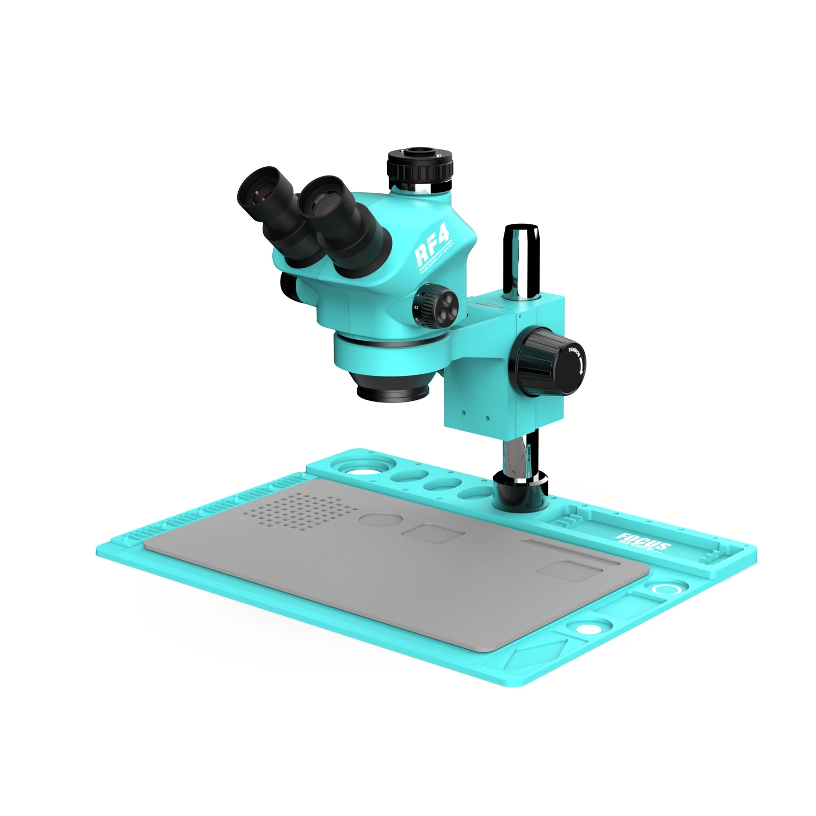 RF4 7X-50X синхронное увеличение тринокулярный зум стереомикроскоп используемый