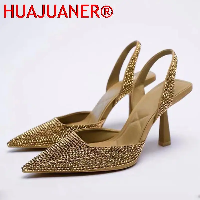 

2022 женские модные новые сандалии на высоком каблуке, женские туфли на шпильке для вечеринки, повседневные сексуальные сандалии, женская обувь, Zapatillas Mujer