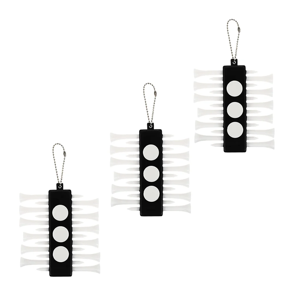 

3Pcs Replaceable Tee Holders Portable Golfs Tees Professional Golfs Tees Golfs Supply