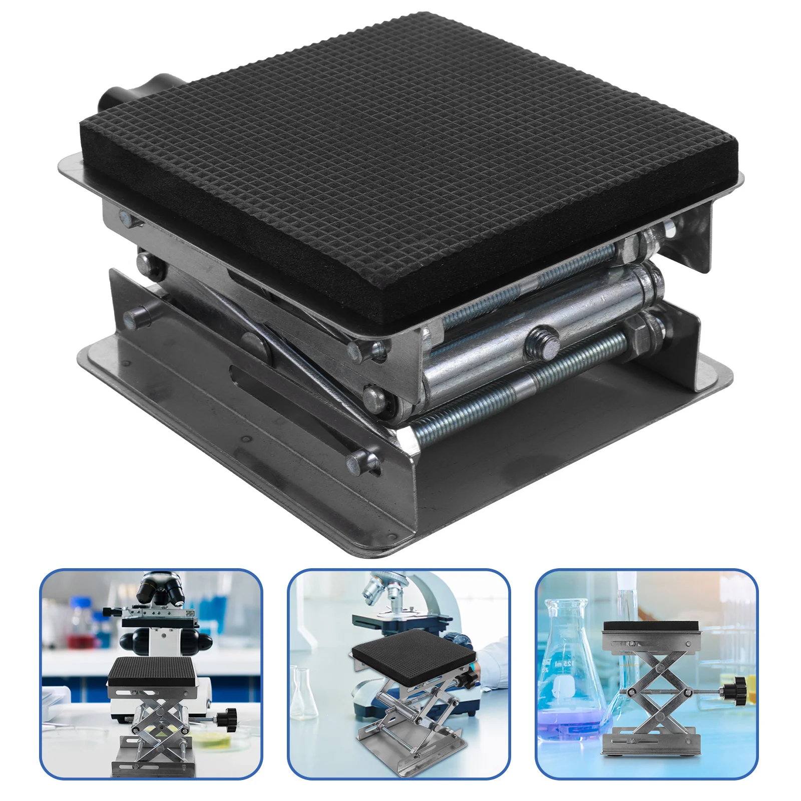 

Scissor Platform Lift Table Stand Laboratory Support Jack Lifting Small Adjustable Sponge Metal Car Hydraulic Lifts