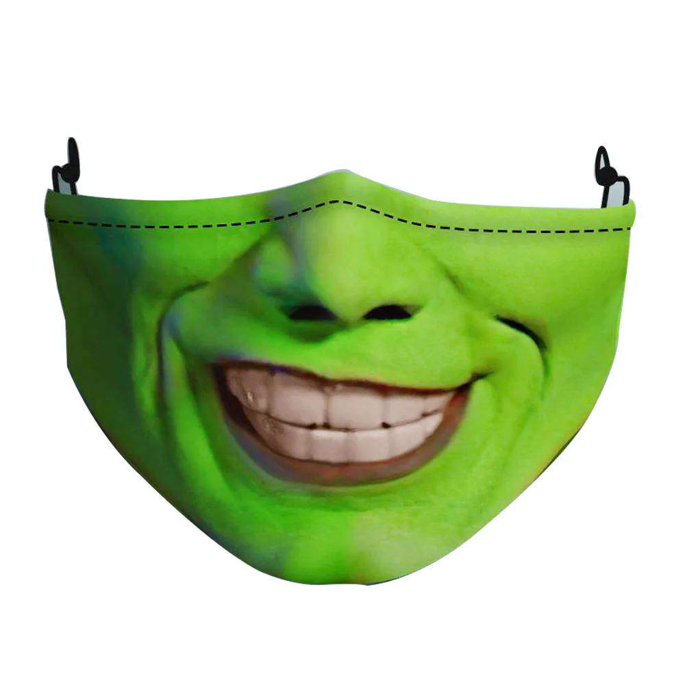 

Маска для женщин и взрослых на Хэллоуин, Пылезащитная маска с изображением монстра и цепной пилой, забавная Спортивная моющаяся мужская мас...
