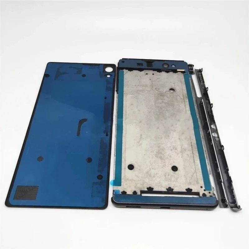 Полный корпус средняя передняя рамка Корпус для Sony Xperia XA Ultra C6 F3215 F3216 F3212 боковая