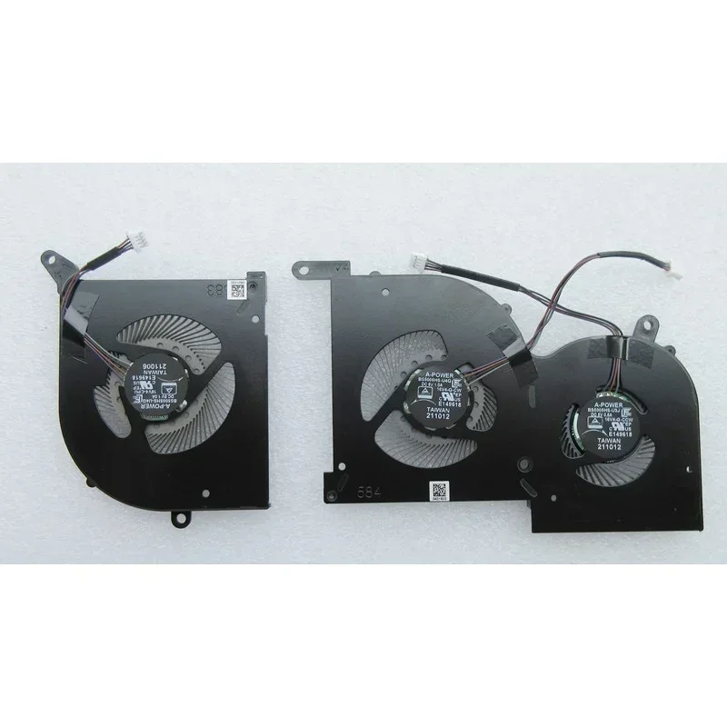 Вентилятор охлаждения процессора и графического ноутбука для MSI GS66 Stealth 11UEZ 11UG 11UGZ