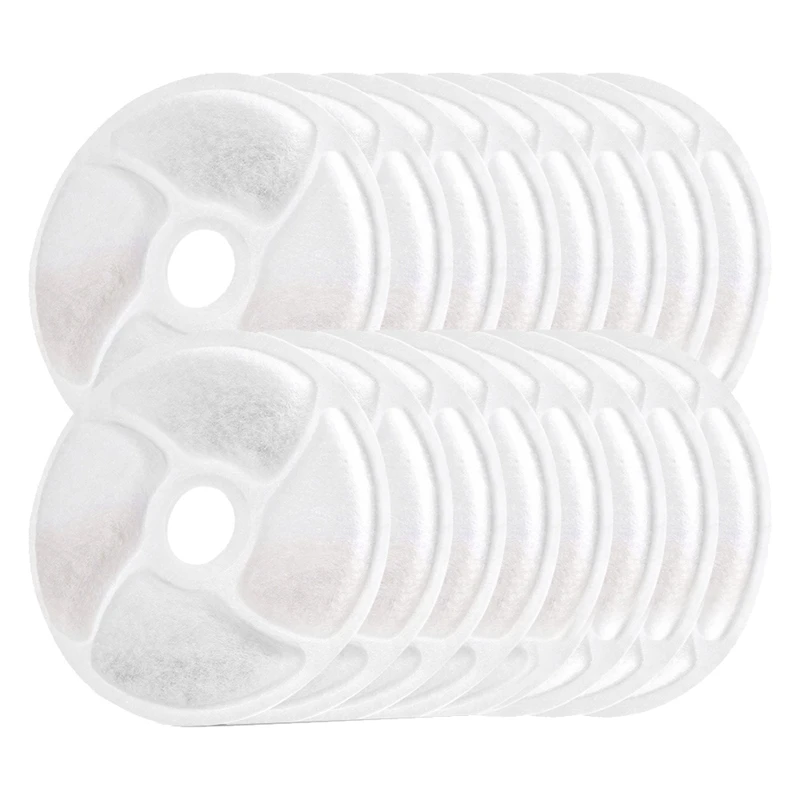 

16Pcs Cat Water Fountain Filters, Pet Fountain Filters Replacement For Cats And Dogs Automatic Pet Fountain