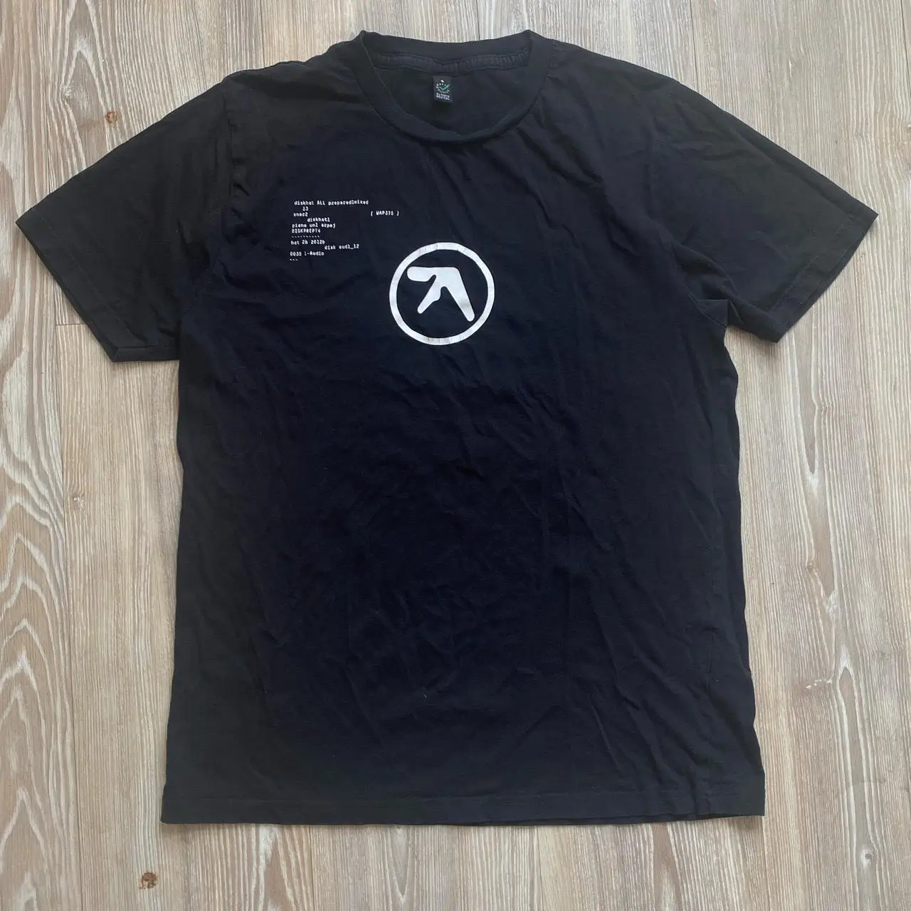 Винтажная двухполосная графическая рубашка Aphex унисекс мужская и женская модель