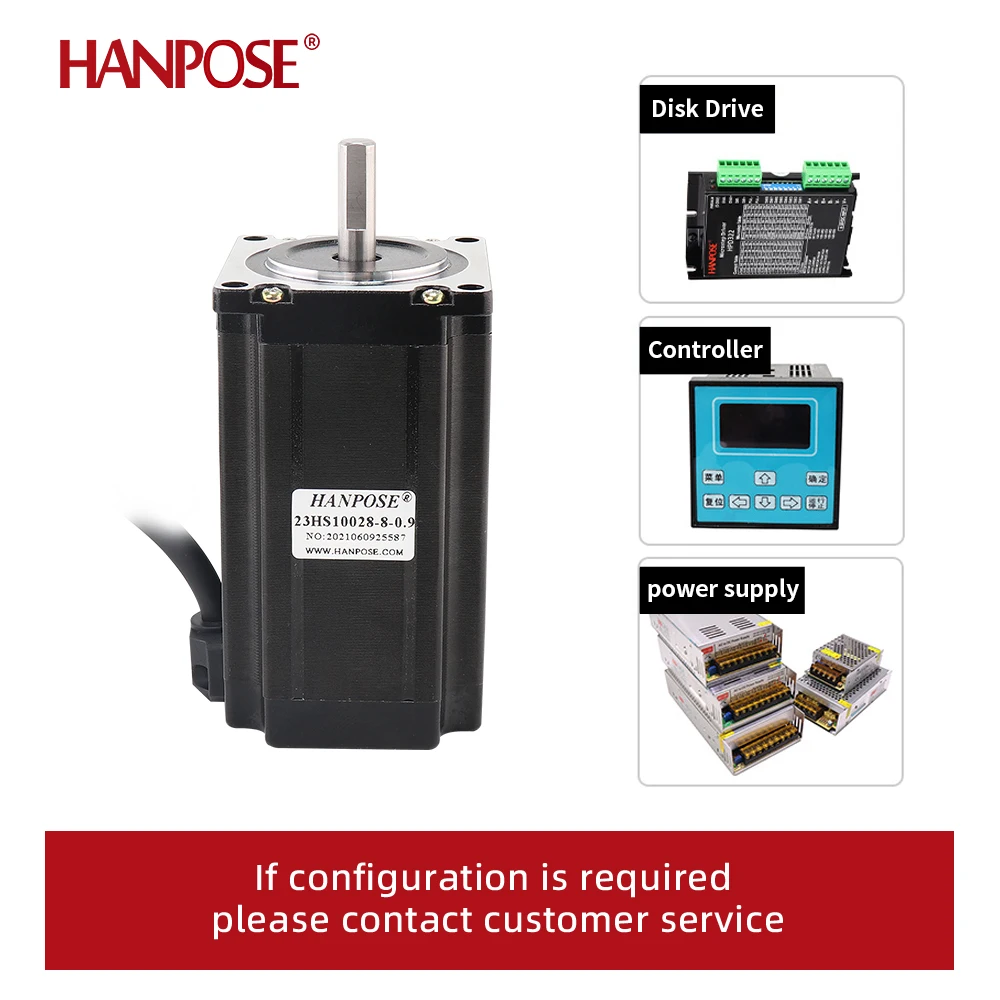 Hanpose 23HS10028 0 9 градусов 4-проводной 57 шаговый двигатель а Н. См для аксессуаров