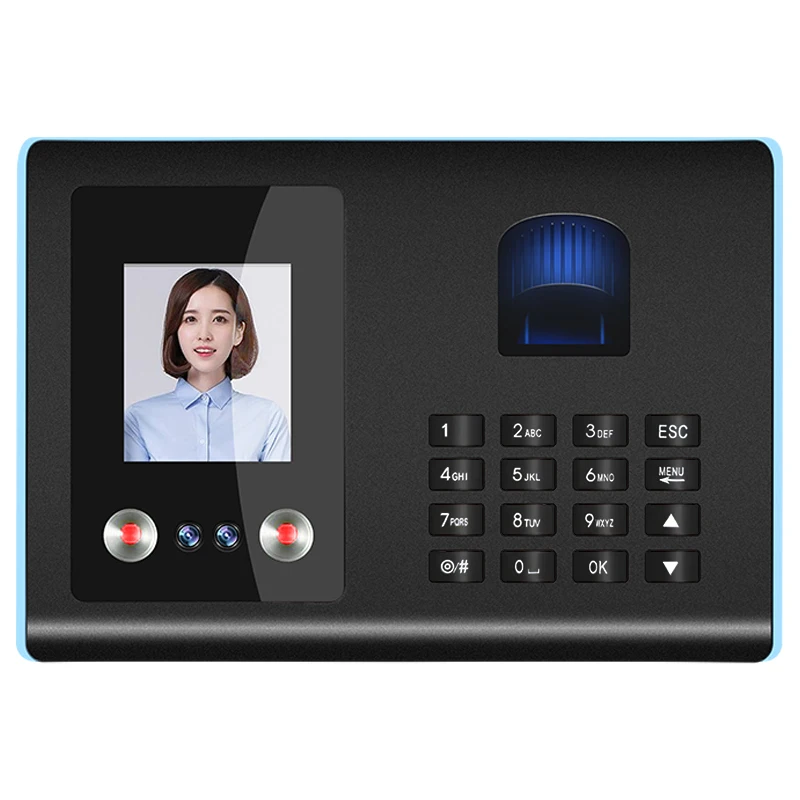 Hot sale High Speed TCP/IP/USB/U Disk  Fingerprint  time attendance machine  FA01H  Mini Battery for Business