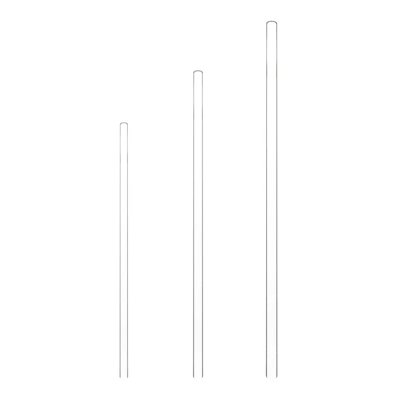 10 шт., стержень для смешивания стекла, направляющий стержень, мудлер, устойчивый к коррозии и высоким температурам, dia5, 6, 8 мм, Длина 15, 20, 25, 30, 35 см, лабораторный