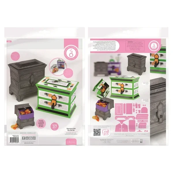 Счастливые хэллоуины украшения Sepulchre Box металлические режущие штампы альбом для