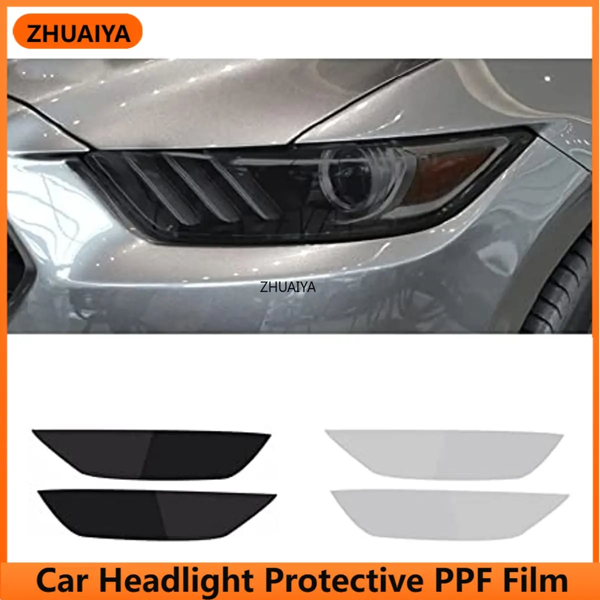 

Защитная пленка для автомобильных фар, прозрачная пленка для автомобильных фар Ford Mustang Shelby 2020-2022