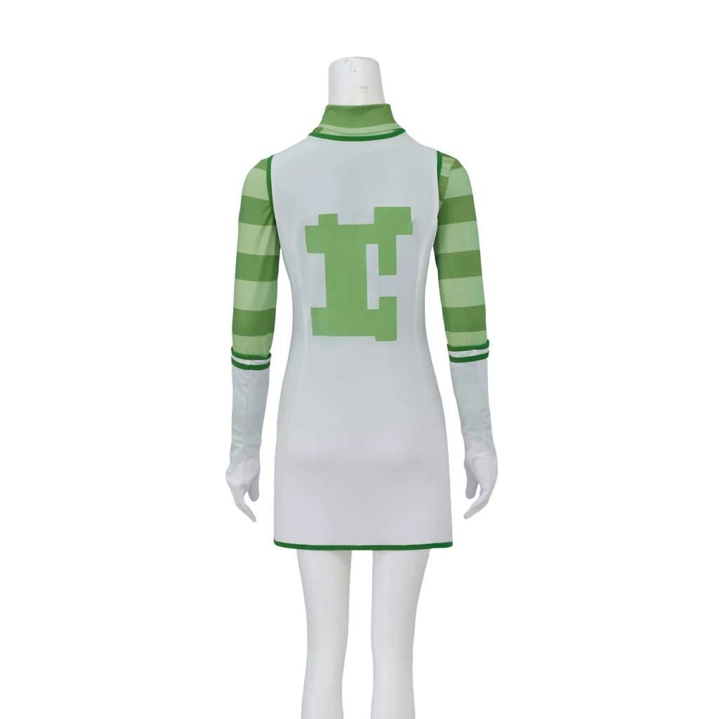 Jet Set Radio Gum Косплей костюмы с длинным рукавом Футболка Платье шляпой перчатки игра