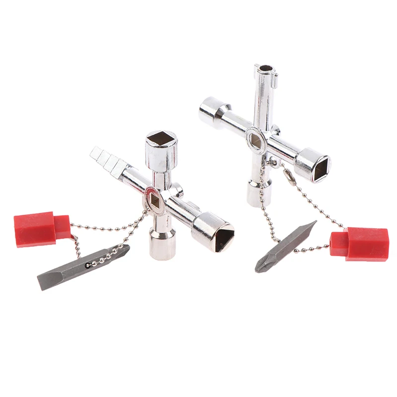 

Multifunction 4 Ways Universal Triangle Wrench Key Plumber Keys Triangle