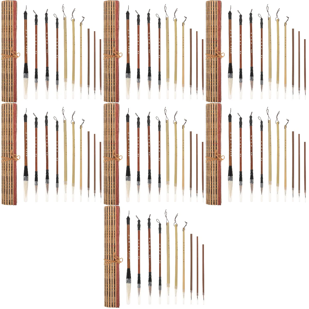 

Набор кистей для путешествий, профессиональные портативные эргономичные кисти для рисования акварелью, деревянная ручка, 7 комплектов