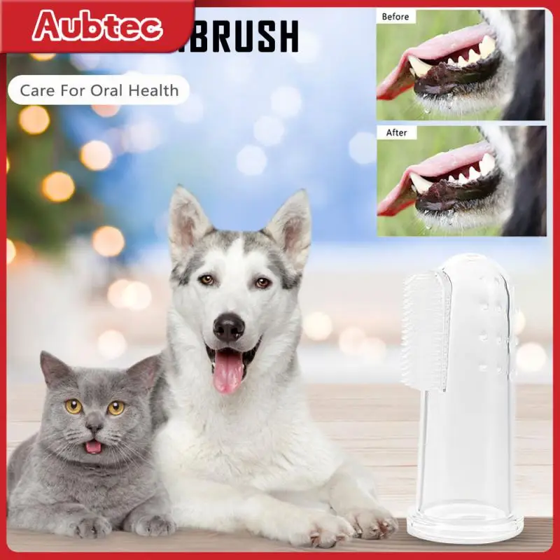 

Зубная щетка для домашних питомцев, силиконовый супер мягкий инструмент для ухода за зубами, Тедди, товары для чистки зубов домашних животных