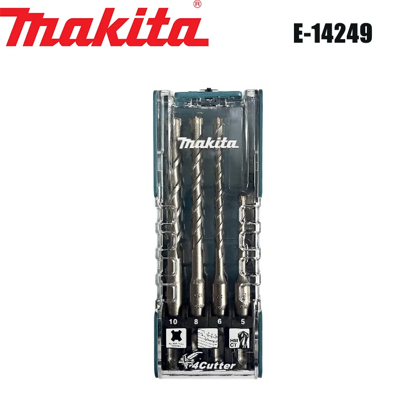 

Оригинальный набор перфораторов Makita E-14249, набор перфораторов с круглой ручкой, четыре ямы, четыре штуки