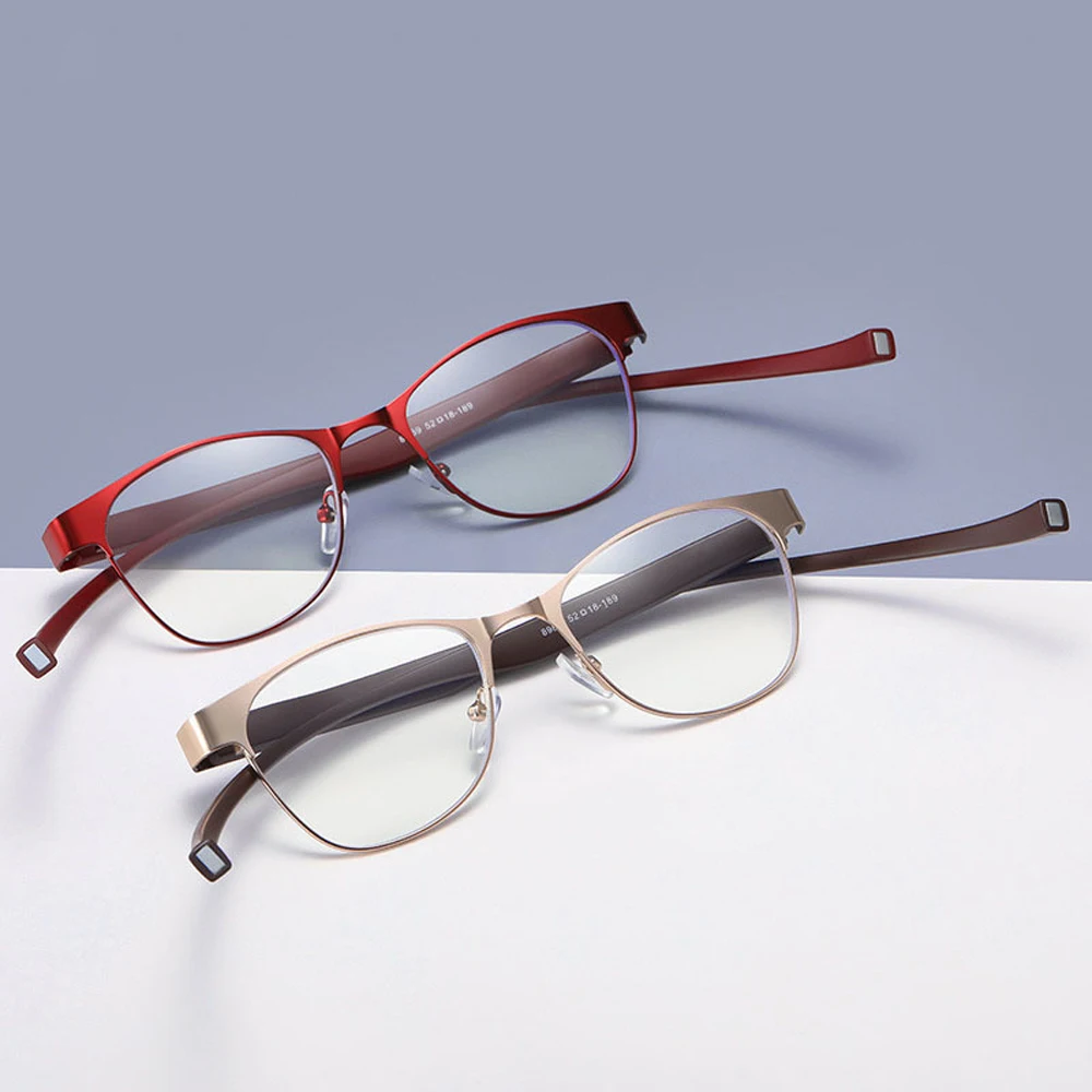

Anti-blue Light Hanging Neck Presbyopia Magnetic Portable Reading Glasses Filter Blue Light Metal Readers Anti Radiation Reading