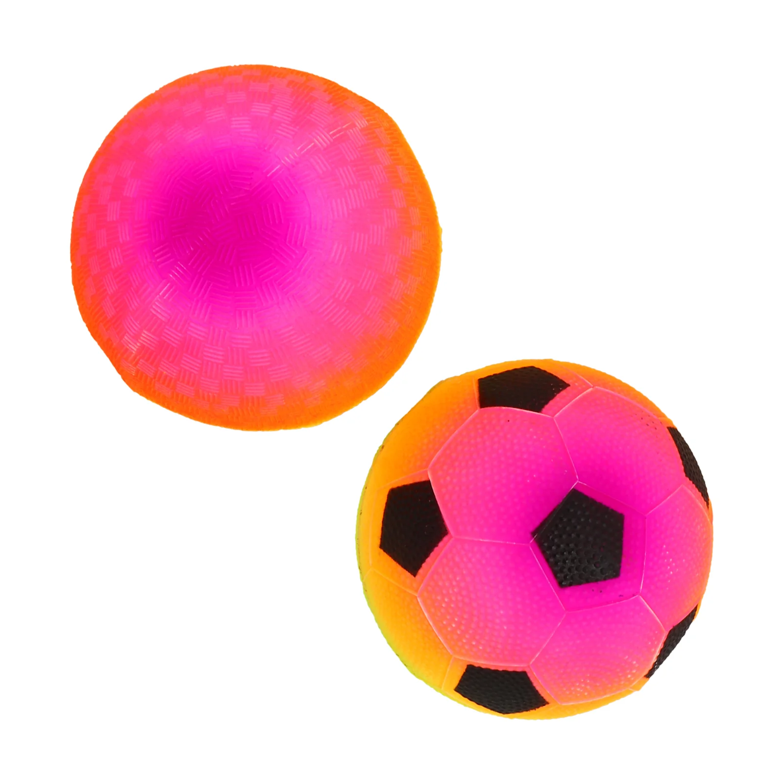 

2 Pcs Colorful Kids Soccer Toys Outdoor Inflatable Soccer Toys