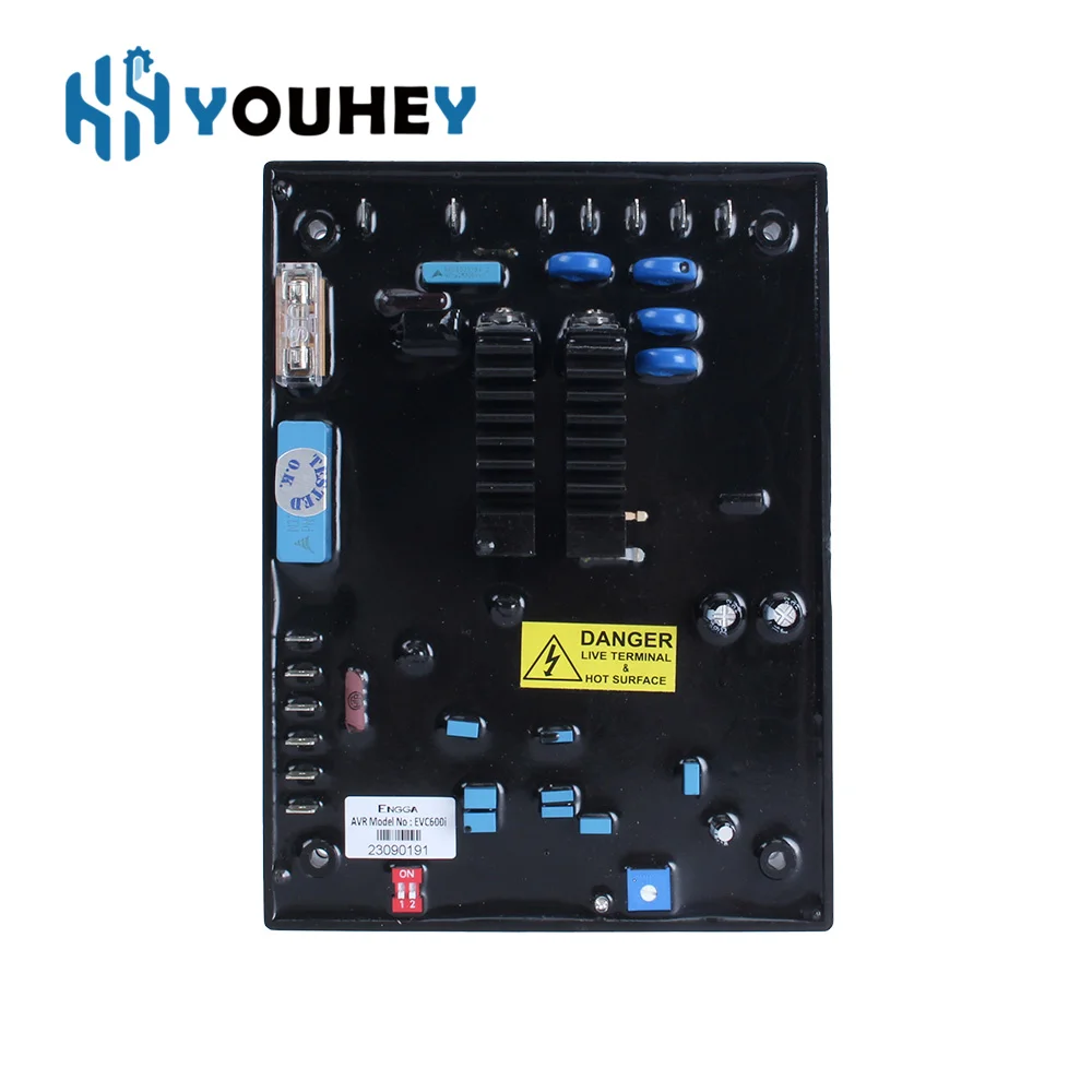 Фото ENGGA Evc600i оригинальный регулятор возбуждения AVR, дизельный генератор, автоматический регулятор напряжения, плата стабилизатора Evc 600i №1