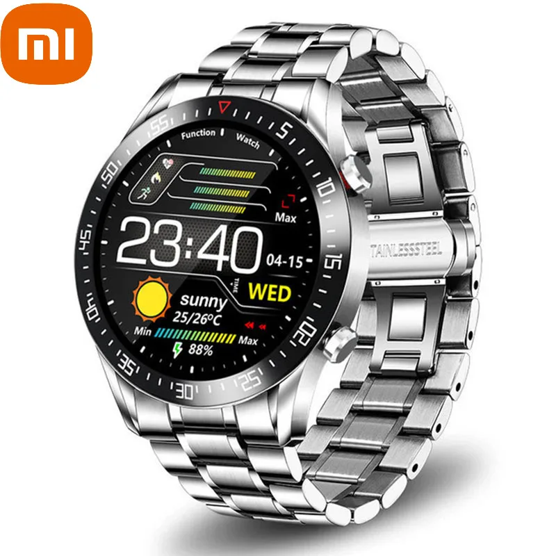 

Xiaomi 2021 New Men Smart Watch Heart Rate Blood Pressure IP68 Waterproof Sports Fitness Clocks Luxury Watch Smart Male