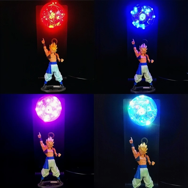 

Anime Dragon Ball Night Lamp Table Lamp Led Luminous Creative Handmade Toy Cross Border Vital Bullet Goku Super Saiyan gifts