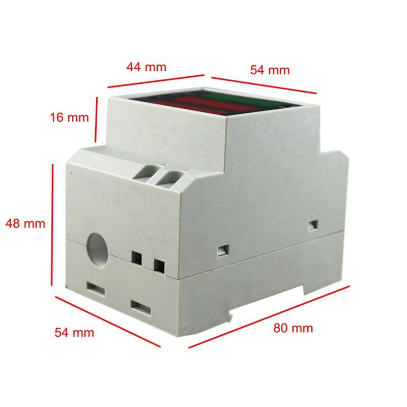 D52-2058 Ваттметр Din-рейка Вольт-измеритель тока Коэффициент мощности Цифровой
