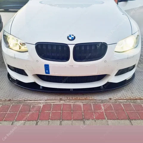 Для BMW E92 E93 Facelift M-Tech 2 шт. передний бампер сплиттер для губ 320i 320i 320d 330i 330d 335i M спортивный стиль Bodykits тюнинг