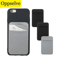removable stick on universal case slim pocket credit mini pouch card holder adhesive wallet phone back cover for iphone samsung