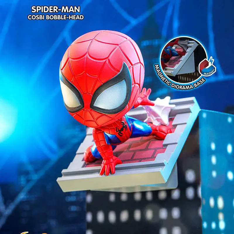 Фото HotToys Spider-Man 4 Brand New Day COSBI Мини-фигурка в слепой коробке-сюрпризе, подвеска, модные игрушки, загадочные настольные украшения, подарок №4