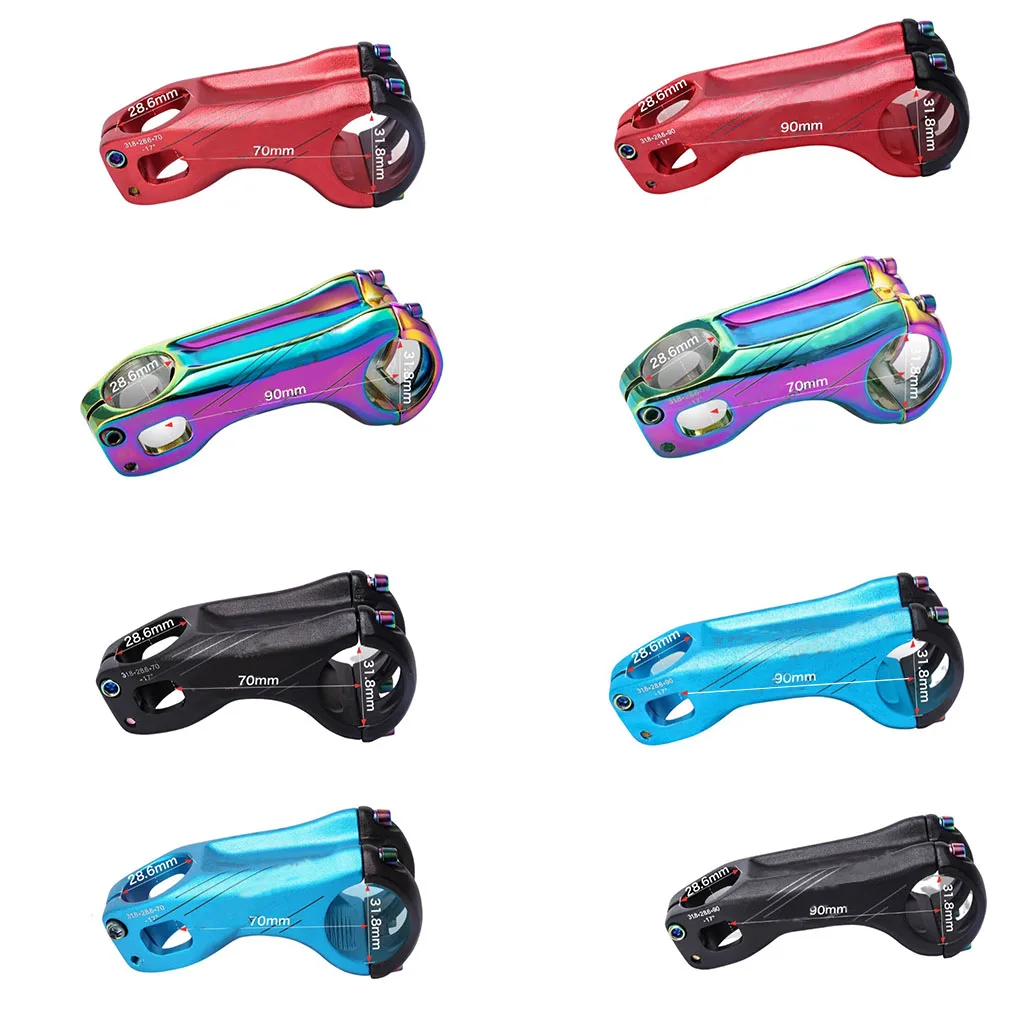

Bike Stem Modified Components Aluminum Alloy Handlebar Stems Outdoor Cycling Accessory Frame Mount Colorful90mm