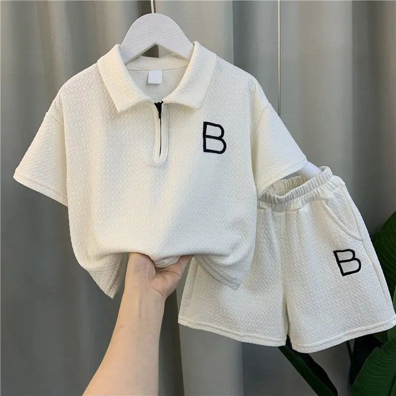

Clothes Children's Suit Summer Boys' Baby Short-sleeved Casual Sports 2022 New