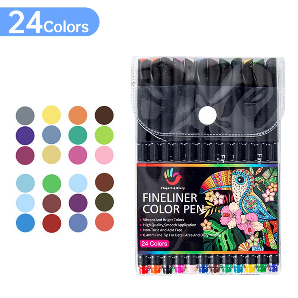 

36 Color Fineliner Маркеры 0.4 мм