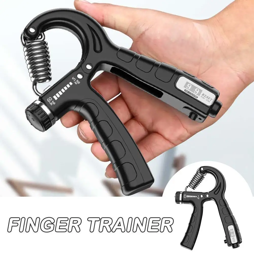 

5-60Kg Gym Fitness Hand Grip Men Adjustable Finger Heavy Exerciser Strength For Muscle Recovery Hand Gripper Trainer