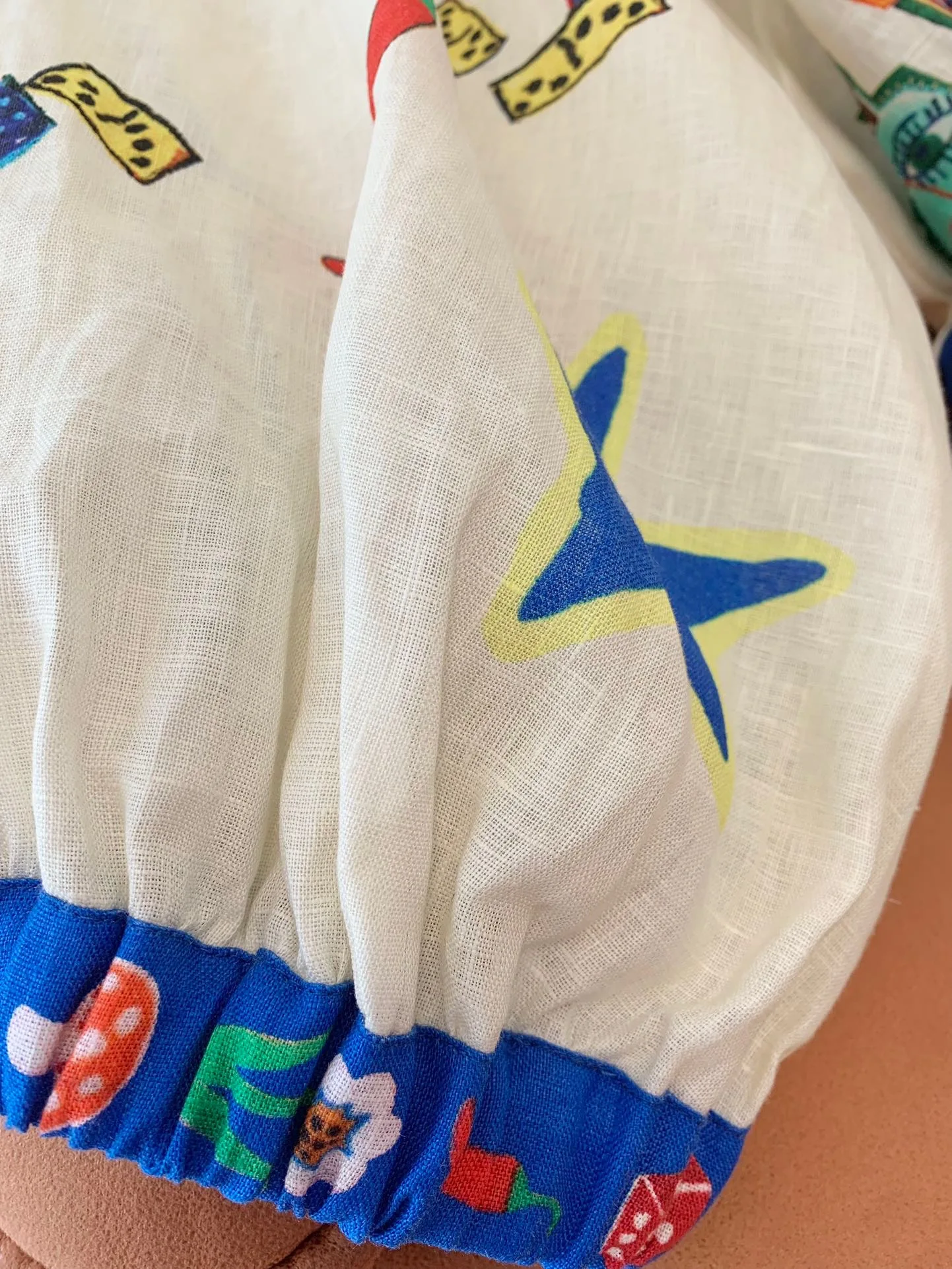 Женские платья 100% льняные Модные с принтом