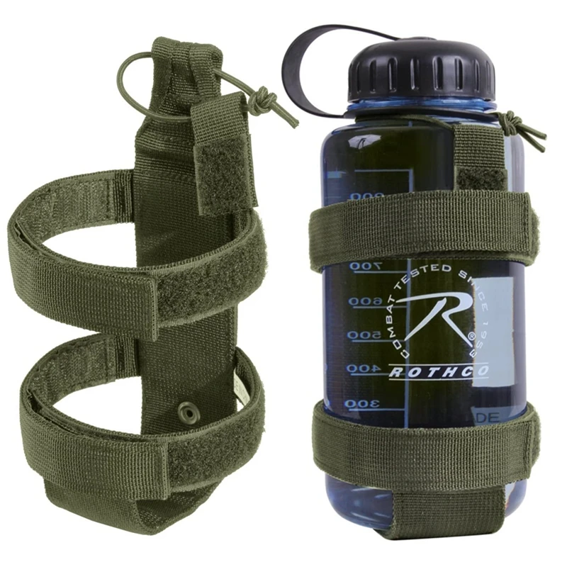 Lightweight MOLLE Bottle Carrier Adjustable Tactical Water B
