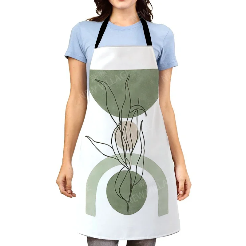 Детский водонепроницаемый фартук из хлопка и льна