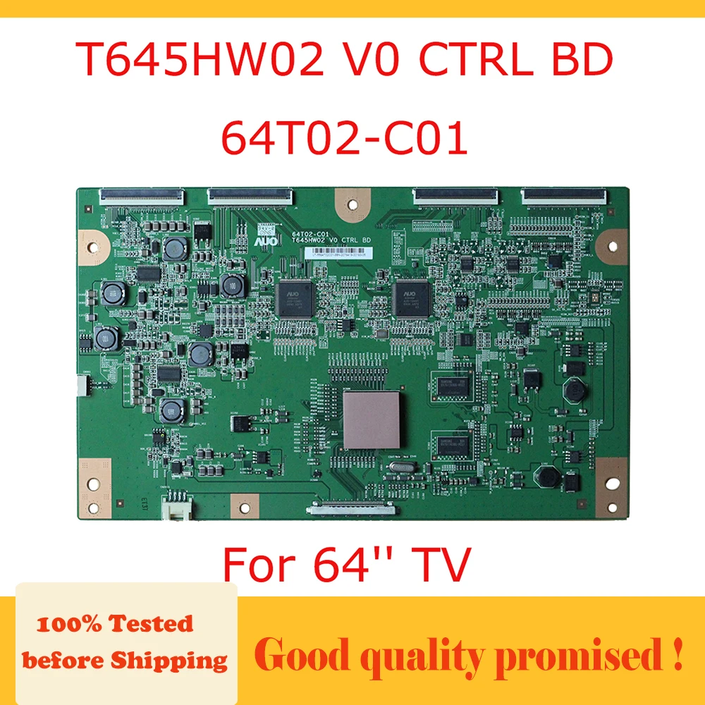 

T-con плата T645HW02 V0 CTRL BD 64T02-C01 TV 64-дюймовая логическая плата T645HW02 V0 64T02-C01 оригинальный тест-пластина для телевизора Бесплатная доставка