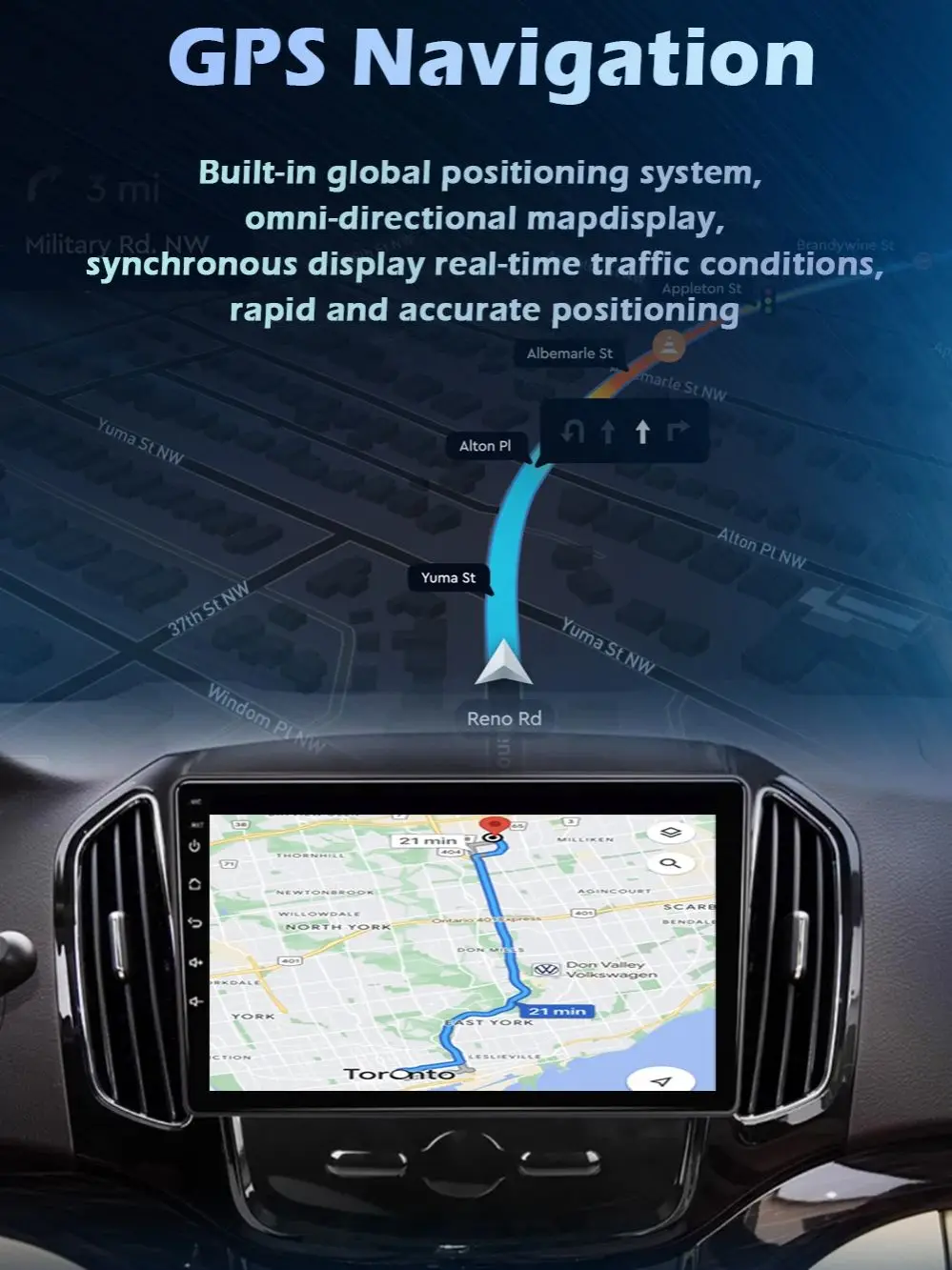 Фото 9-дюймовый беспроводной навигатор CarPlay GPS для Kia Cerato 1 LD 2004-2008, автомобильная мультимедийная система с Android 16, DSP, стерео, Bluetooth, 4G, Wi-Fi №4