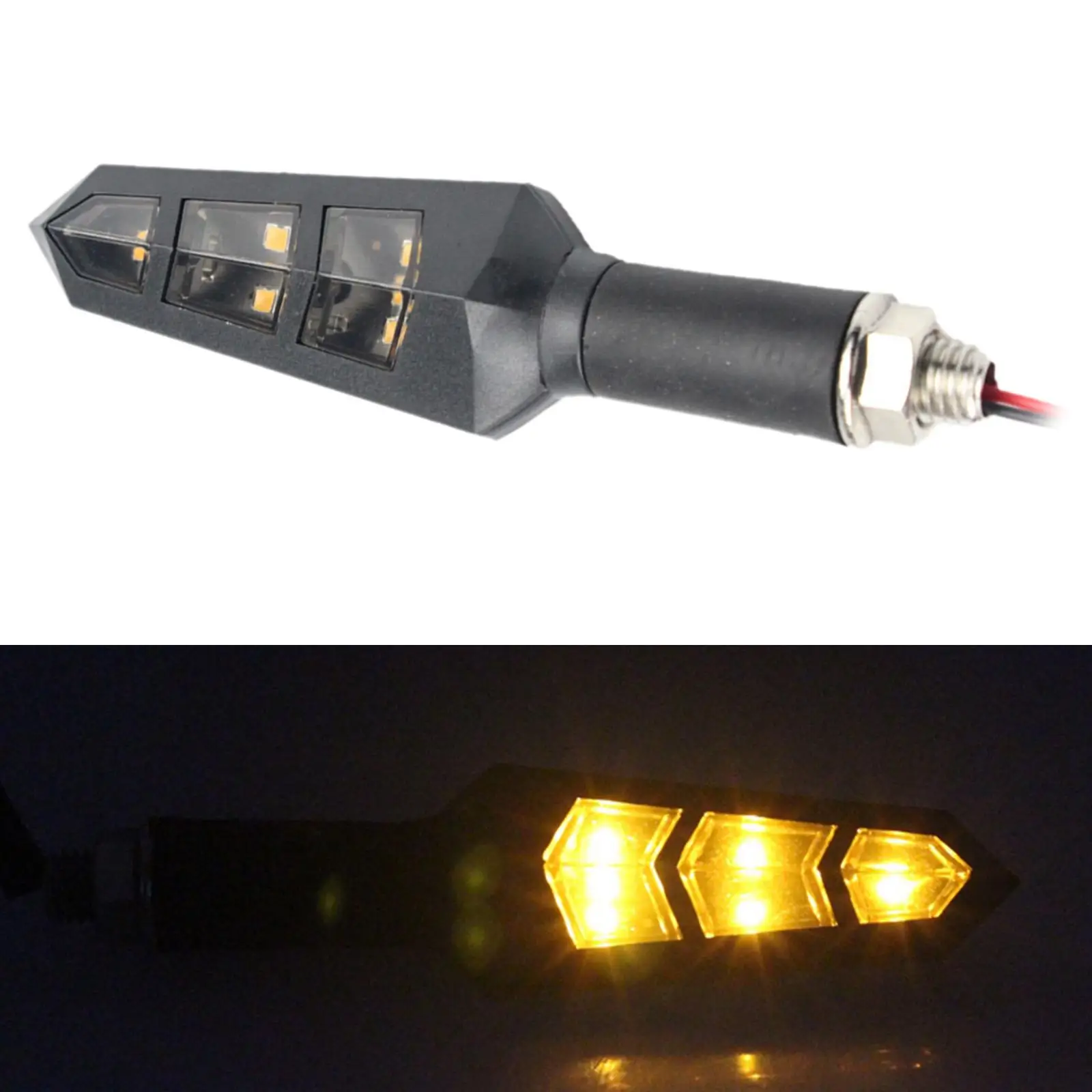 Gazechimp SM мотоциклетные указатели поворота 6 светодиодных поворотников мигалка