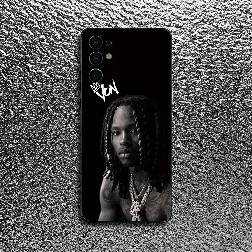 Фото Чехол для телефона R-Raper K-King Von, черный, силиконовый, мягкий, для Samsung S25, S24, S21, S22, S23, S30, Ultra, S20, Plus, Fe, Lite №3